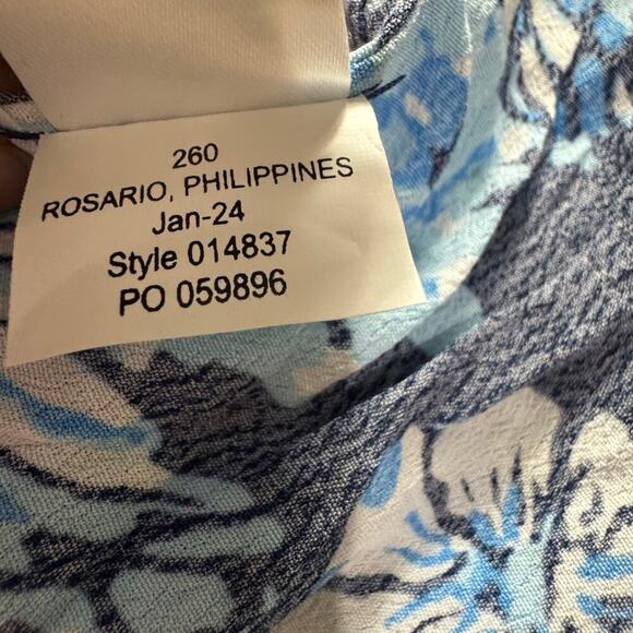 Lilly Pulitzer Ameilia Low Tide Bouquet Engineered Woven Dress Navy Size 4 NWT - Picture 9 of 13